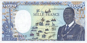 Central African Republic, 1,000 Franc, P15