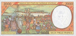 Central African States, 2,000 Franc, P103Cb