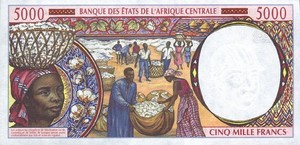 Central African States, 5,000 Franc, P404Lb