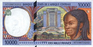 Central African States, 10,000 Franc, P405Lb