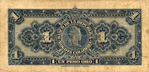 Colombia, 1 Peso Oro, P380b