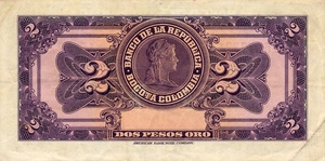 Colombia, 2 Peso, P390b v1
