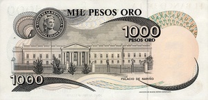 Colombia, 1,000 Peso Oro, P421a