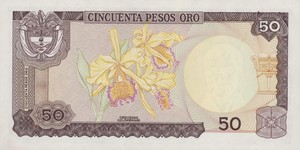 Colombia, 50 Peso Oro, P422b
