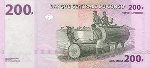 Congo Democratic Republic, 200 Franc, P95a