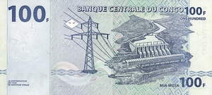 Congo Democratic Republic, 100 Franc, P92A