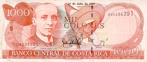 Costa Rica, 1,000 Colones, P264a