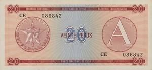 Cuba, 20 Peso, FX5