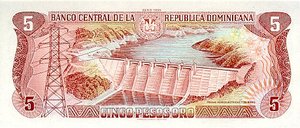 Dominican Republic, 5 Peso Oro, P147a