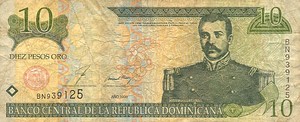 Dominican Republic, 10 Peso Oro, P165a