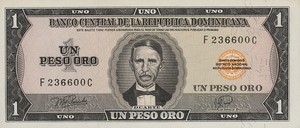Dominican Republic, 1 Peso Oro, P108a