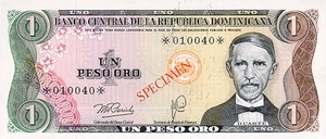 Dominican Republic, 1 Peso Oro, CS4