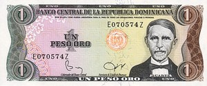 Dominican Republic, 1 Peso Oro, P117a Sign.2