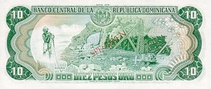 Dominican Republic, 10 Peso Oro, CS4