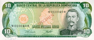 Dominican Republic, 10 Peso Oro, CS4