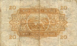 East Africa, 20 Shilling, P30b v1