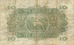 East Africa, 10 Shilling, P34