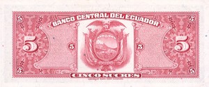 Ecuador, 5 Sucre, P100d