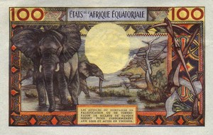 Equatorial African States, 100 Franc, P3d