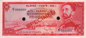 Ethiopia, 10 Dollar, P20s