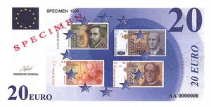European Union, 20 Euro, 