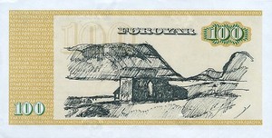 Faeroe Islands, 100 Krone, P21f
