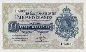 Falkland Islands, 1 Pound, P8c