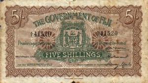 Fiji Islands, 5 Shilling, P25i