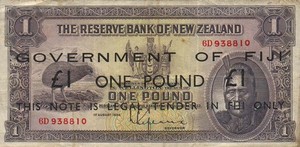 Fiji Islands, 1 Pound, P45b