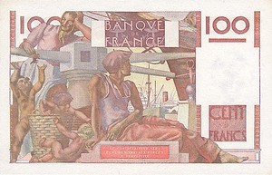 France, 100 Franc, P128d