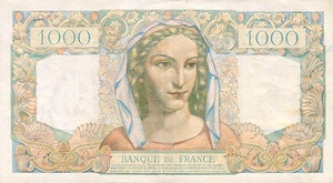 France, 1,000 Franc, P130b