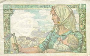 France, 10 Franc, P99b