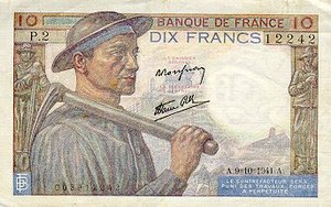 France, 10 Franc, P99b