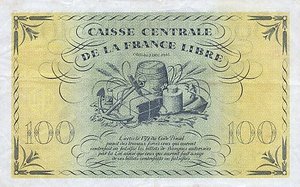 French Equatorial Africa, 100 Franc, P13a