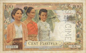 French Indochina, 100 Piastre, P97s