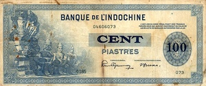 French Indochina, 100 Piastre, P78a