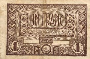 French West Africa, 1 Franc, P34a