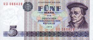 Germany - Democratic Republic, 5 Mark, P27b