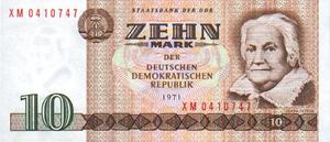 Germany - Democratic Republic, 10 Mark, P28b