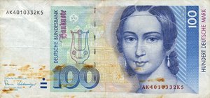 Germany - Federal Republic, 100 Deutsche Mark, P41a
