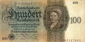Germany, 100 Reichsmark, P178