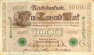 Germany, 1,000 Mark, P45b G