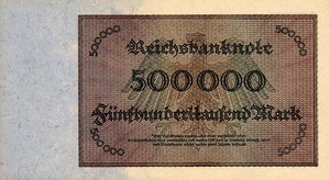 Germany, 500,000 Mark, P88b