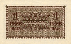 Germany, 1 Reichsmark, R136a