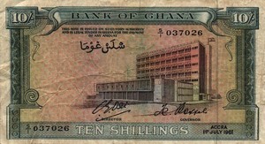 Ghana, 10 Shilling, P1b