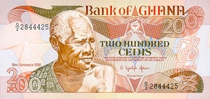 Ghana, 200 Cedi, P27b v3