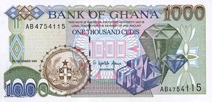 Ghana, 1,000 Cedi, P32a
