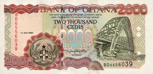 Ghana, 2,000 Cedi, P33e