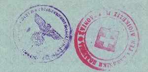 Greece, 1 Reichspfennig, M19