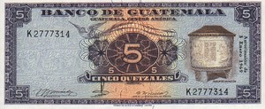 Guatemala, 5 Quetzal, P53f